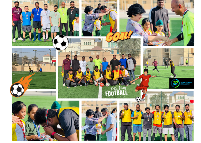 Dubai Fitness Challenge - BRS DADS FOOTBALL MATCH
