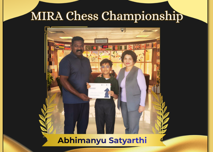 BRS applauds the achievement of MIRA Chess Championship