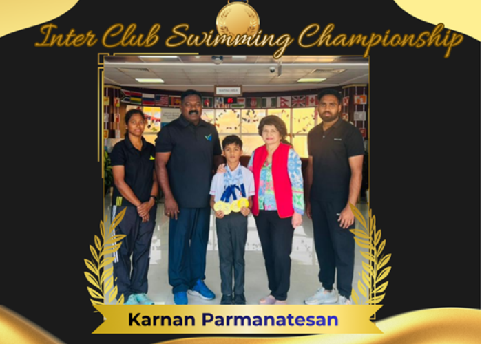 BRS applauds the achievement of Inter Club Swimming Championship 