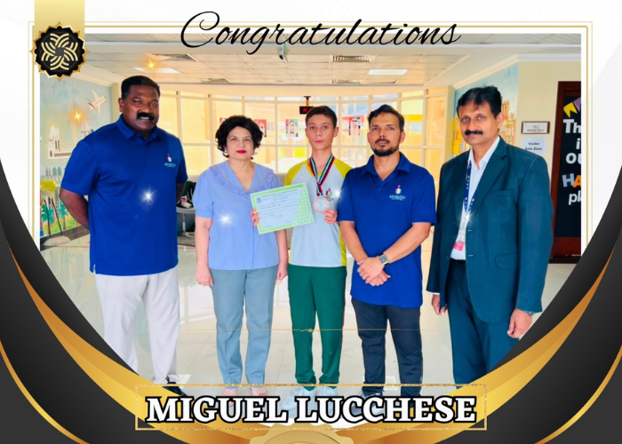 BRS applauds the achievement of Miguel Lucchese